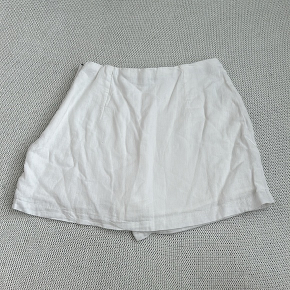 Abercrombie & Fitch Linen Skirt White Size Small - Picture 6 of 7